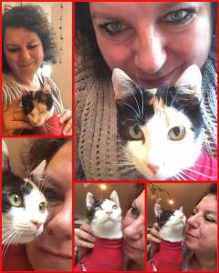Sancha Schuurs en kat